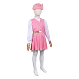 Enfant Wicked: For Good(2025) Glinda Tenue Rose et Blanche Cosplay Costume