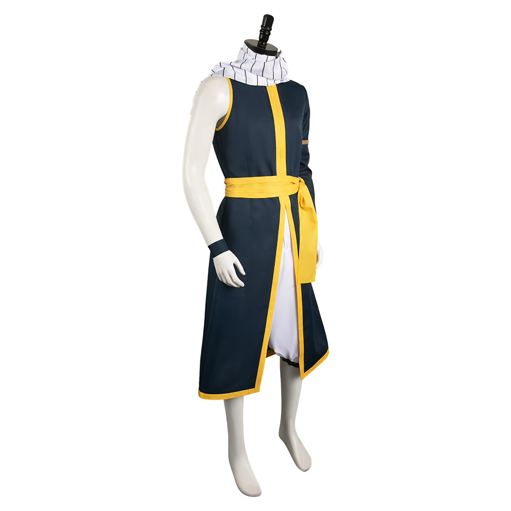 Natsu Dragneel Tenue Bleue Cosplay Costume – Cosplaycart.fr