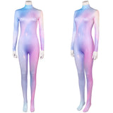 Femme Arcane: League of Legends Saison 2(2024) Viktor Combinaison Bleue et Violette Cosplay Costume