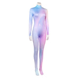 Femme Arcane: League of Legends Saison 2(2024) Viktor Combinaison Bleue et Violette Cosplay Costume