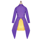 Femme Charlie et La Chocolaterie Willy Wonka Tenue Violette et Jaune Cosplay Costume