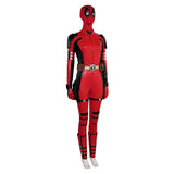 Femme Deadpool & Wolverine(2024) Deadpool Wade Wilson Combinaison Rouge Cosplay Costume