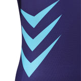 Femme Hazbin Hotel 2 Vox Combinaison Bleue Cosplay Costume