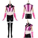 Femme Hazbin Hotel 2(2025) Angel Dust Tenue de Gilet Cosplay Costume