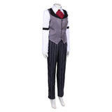 Femme Hazbin Hotel 2(2025) Sir Pentious Tenue Grise Cosplay Costume