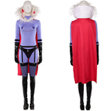 Femme Hazbin Hotel 2(2025) Valentino Tenue Noire et Violette Cosplay Costume