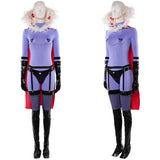 Femme Hazbin Hotel 2(2025) Valentino Tenue Noire et Violette Cosplay Costume