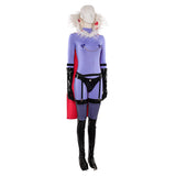Femme Hazbin Hotel 2(2025) Valentino Tenue Noire et Violette Cosplay Costume