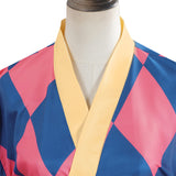 Femme Le Château Ambulant Howl Lolita Robe Bleue et Rose Cosplay Costume