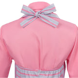 Femme Wicked Glinda Robe Rayée Cosplay Costume