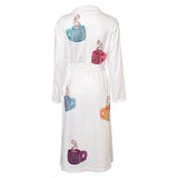 Fight Club The Narrator Peignoir Blanc Cosplay Costume