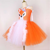 Fille Renard Fox Tutu Robe Costume Pour Halloween Carnaval