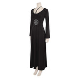 Film Beetlejuice 2(2024) Lydia Deetz Robe Noire Longue Cosplay Costume