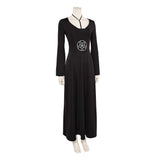 Film Beetlejuice 2(2024) Lydia Deetz Robe Noire Longue Cosplay Costume