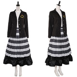 Film Beetlejuice 2(2024) Lydia Deetz Tenue Noire Cosplay Costume