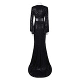 Film Elvira: Mistress of The Dark Elvira Robe Noire Cosplay Costume