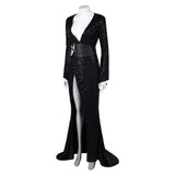 Film Elvira: Mistress of The Dark Elvira Robe Noire Cosplay Costume