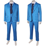 Film Joker: Folie à Deux(2024) Arthur Fleck Joker Tenue Bleue Cosplay Costume