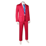 Film Joker: Folie à Deux(2024) Arthur Fleck Joker Tenue Rouge Cosplay Costume