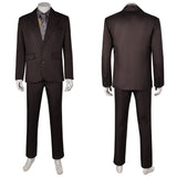 Film Joker: Folie à Deux(2024) Joker Arthur Fleck Tenue Gris Foncé Cosplay Costume