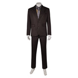 Joker: Folie à Deux(2024) Joker Arthur Fleck Tenue Gris Foncé Cosplay Costume