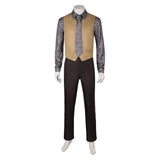 Film Joker: Folie à Deux(2024) Joker Arthur Fleck Tenue Gris Foncé Cosplay Costume