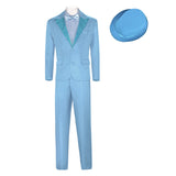 Film La Cloche et l'Idiot Harry Dunne Tenue Bleue Cosplay Costume