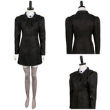 Film Pauvres Créatures Poor Things Bella Baxter Tenue Noire Cosplay Costume