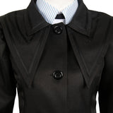 Film Pauvres Créatures Poor Things Bella Baxter Tenue Noire Cosplay Costume