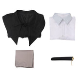 Film Pauvres Créatures Poor Things Bella Baxter Tenue Noire Cosplay Costume