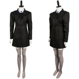 Film Pauvres Créatures Poor Things Bella Baxter Tenue Noire Cosplay Costume