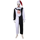 Terrifier 3(2024) Art The Clown avec Chapeau Noël Cosplay Costume