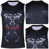 Film The Crow 2024 Eric Draven Gilet Cosplay Costume Design Original