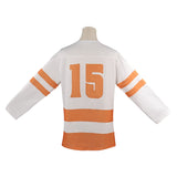 Film Vice-Versa 2(2024) Riley Andersen Uniforme Hockey Orange Cosplay Costume