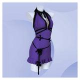 Final Fantasy Tifa Lockhart Robe Violette Cosplay Costume