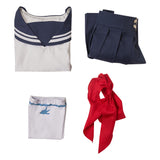 Final Fantasy Tifa Lockhart Tenue d'Uniforme Blance Cosplay Costume​​