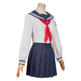 Final Fantasy Tifa Lockhart Tenue d'Uniforme Blance Cosplay Costume​​
