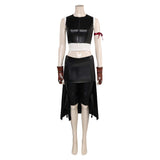 Final Fantasy VII: Advent Children Tifa Lockhart Tenue Noire Cosplay Costume