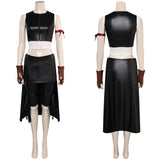 Final Fantasy VII: Advent Children Tifa Lockhart Tenue Noire Cosplay Costume