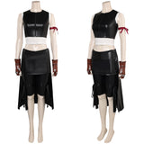 Final Fantasy VII: Advent Children Tifa Lockhart Tenue Noire Cosplay Costume