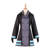 Fire Force Saison 3(2025) Maki Oze Tenue Noire et Violette Cosplay Costume
