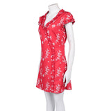 Fleabag Fleabag Robe Imprimée Rouge Cosplay Costume