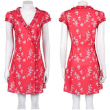 Fleabag Fleabag Robe Imprimée Rouge Cosplay Costume
