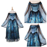 Frankenstein Elizabeth Robe Bleue Cosplay Costume