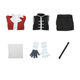 Frieren: Beyond Journey’s End Stark Tenue Rouge et Noire Cosplay Costume