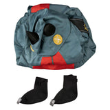 Gachiakuta Gita Tenue Grise et Rouge Cosplay Costume