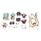 Genshin Impact Alice Tenue Rouge et Verte Cosplay Costume