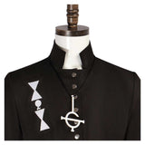 Ghost Aether Tenue Noire Cosplay Costume