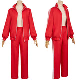 Gintama Kagura Tenue Rouge Cosplay Costume