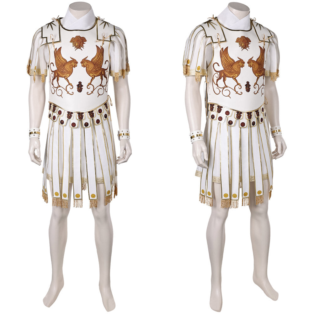 Gladiator 2(2024) Marcus Acacius Tenue Blanche Cosplay Costume ...